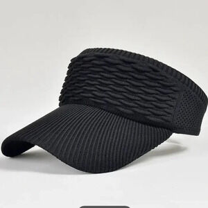 NWT Knitted Wide Brim Sun Visor